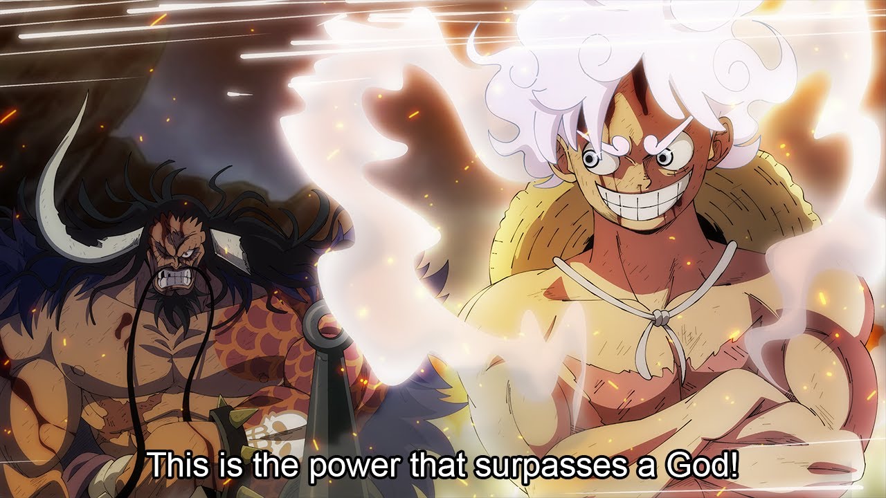 Kaido realizes how strong luffy is Edit