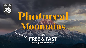 Photoreal Mountains in Blender and Unreal Engine!
