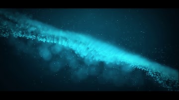Glittering Particle Wave | After Effects