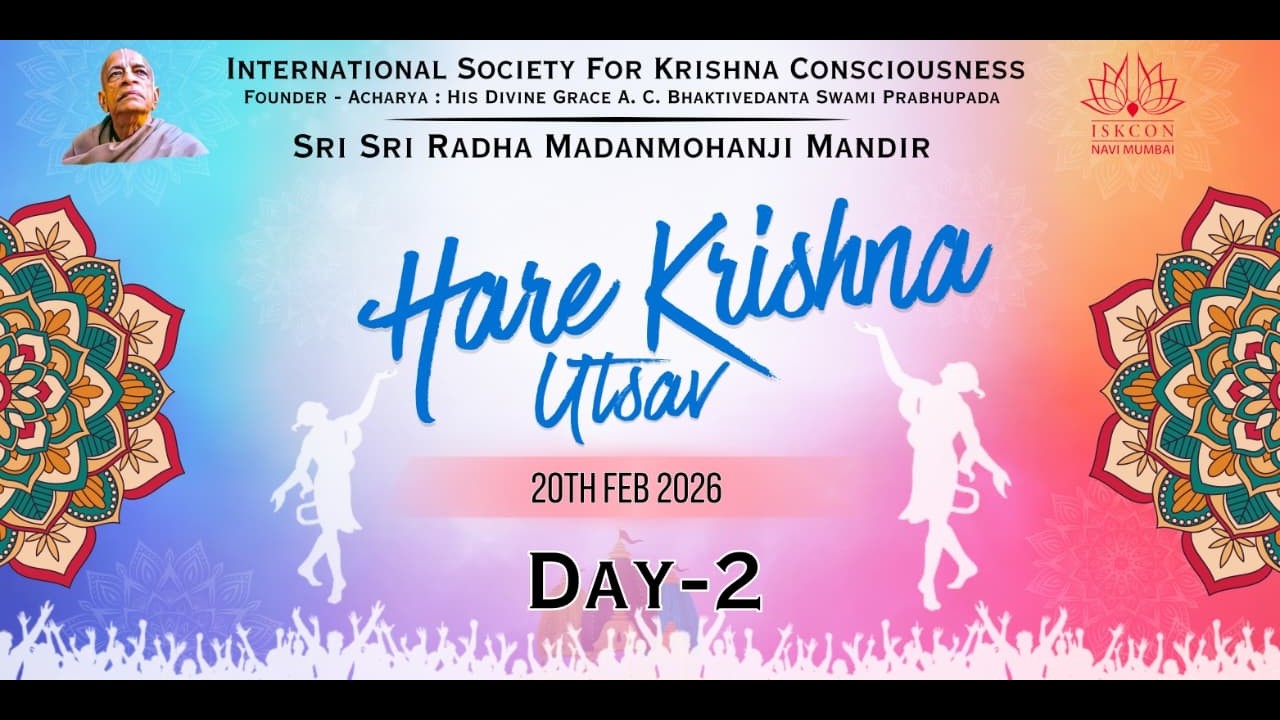 Hare Krishna Utsav 2026 || Day - 2 || ISKCON KHARGHAR ||