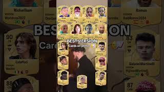 Best version cards on prime on eafc35 with Neymar,Kane and Mudryk