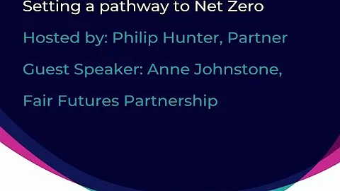 Setting a pathway to Net Zero