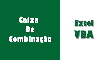 Caixa de Combinação Excel VBA ComboBox