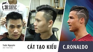 Cắt tạo kiểu Sport | Phong cách CR7 Cristiano Ronaldo | Tuấn Nguyễn