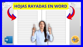 Cómo HACER una HOJA RAYADA en un DOCUMENTO WORD