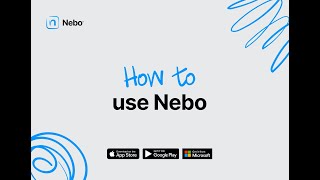 How to use Nebo