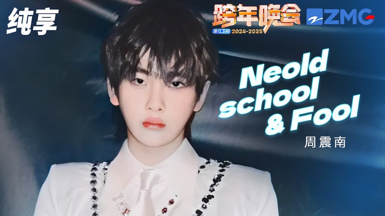 【纯享版】 周震南《Neold school & Fool》2024-2025浙江卫视跨年晚会  20241231