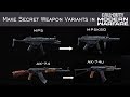 How to Create Hidden Weapons in Modern Warfare - Part 1