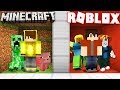 MİNECRAFT ODASI VS ROBLOX ODASI! 😱 - Minecraft