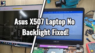 Asus laptop no light on screen | asus laptop backlight problem | dim screen fixed !!