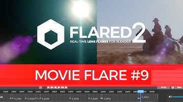 Flared2 - Ghosts and Starburst for a Cinematic Oblique Flare (Fast Workflow Showcase #9)