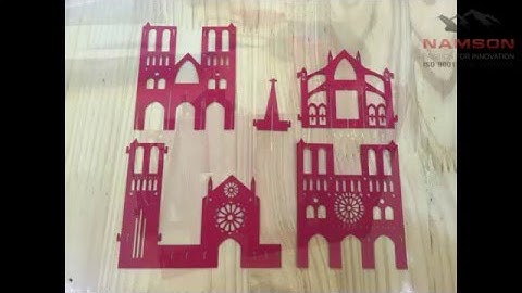 Cắt tạo hình laser thiệp 3D và pop-up - Laser Cutting pop-up card (Phần 1)