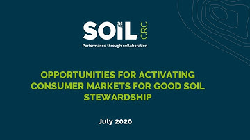 Opportunities for activating consumer markets for good soil stewardship