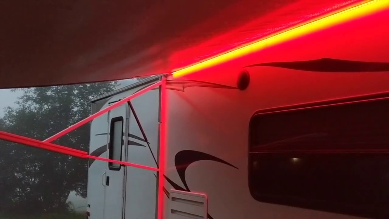 Awning Led Light Strip Youtube