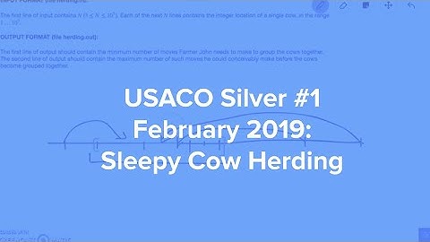USACO Silver February 2019 #1