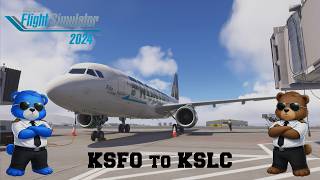 Frontier 511 from SFO to SLC- Airbus A320- #msfs24