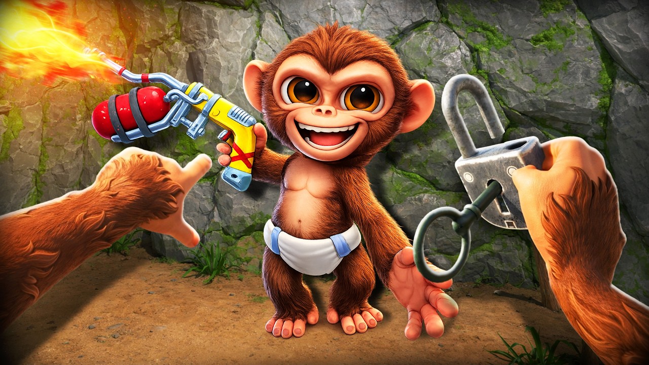 ไม่น่าปล่อย ”บักจิมมี่“ ￼ออกมาเลย !!! EP6  | I Am Monkey VR