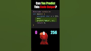 C interview question |Unsigned Overflow in C #codinginterview #coding #shorts