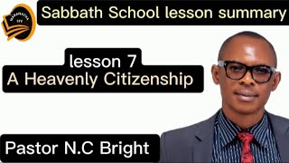 📖 الدرس السادس: المواطنة السماوية | ٧ - ١٣ فبراير ٢٠٢٦ | ملخص مدرسة السبت - الربع الأول ٢٠٢٦ screenshot 2