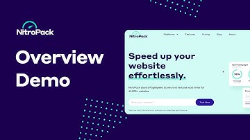 NitroPack Overview Demo | How to Set Up and Use NitroPack