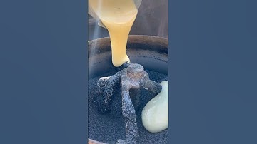 How to pour the Resin into your Resin Bound mix. #resin #resinpour #asmr #satisfying #shorts