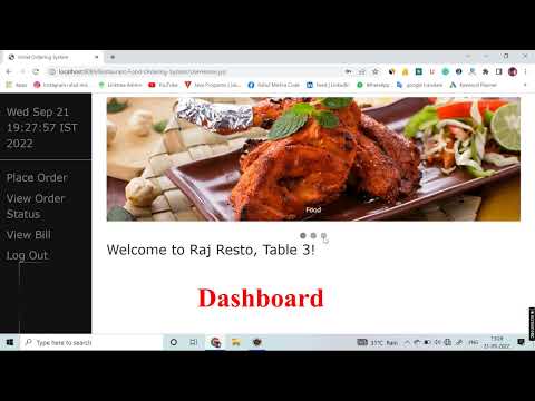 Restaurant Food Ordering System Project In Java 2026