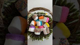 A quick hack to homemade Easter Peeps🐣 #easter #easter2025 #eastertreats #easyrecipes #marshmallows