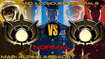 C&C: GENERALS || GLA VS GLA || #9 FINAL || SKIRMISH || OFFICIAL MAP: ALPINE ASSAULT || (NORMAL)