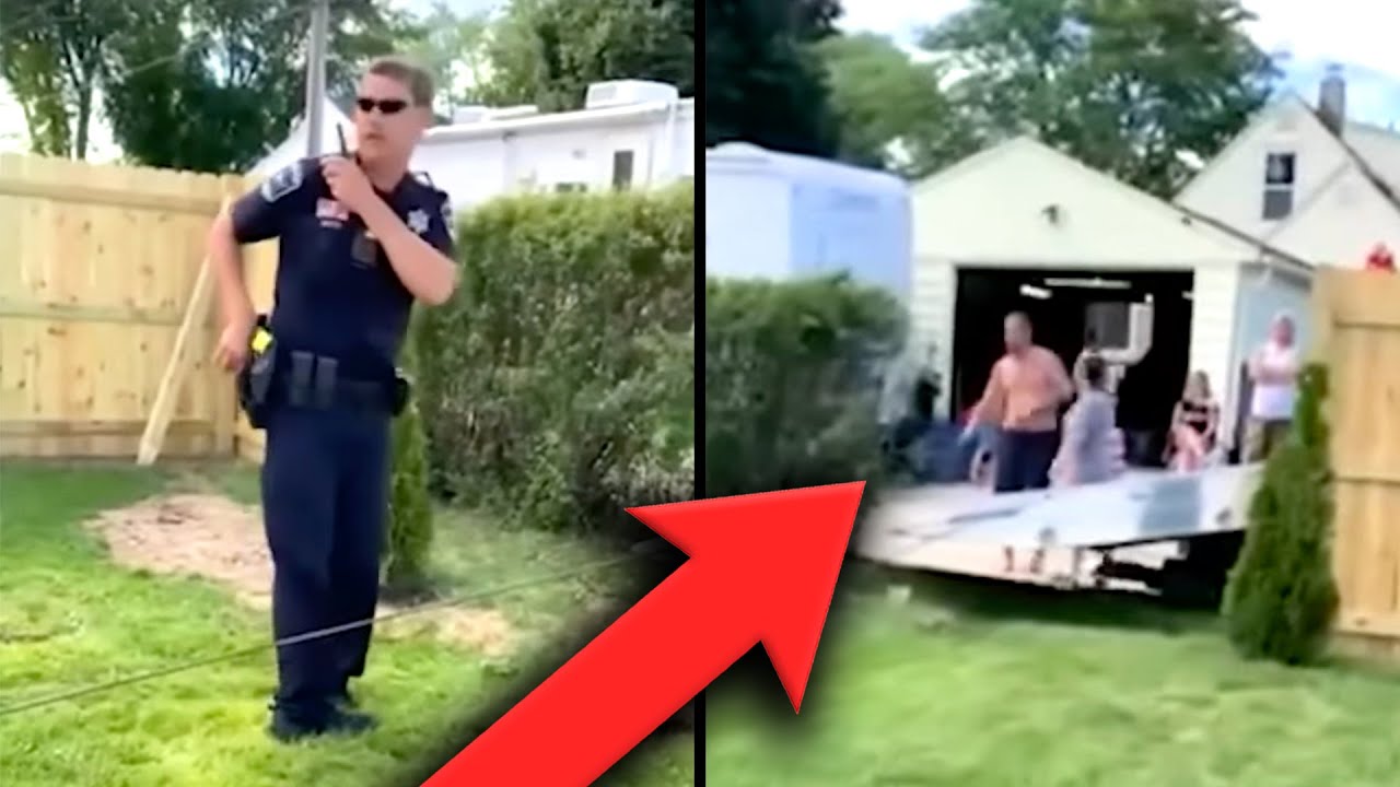 Racist Neighbor TERRORIZES Couple, Drives Car Through Property