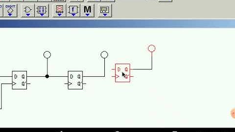 Serial-In Parallel-Out Register (Electronic Workbench on Android)