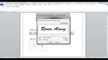 Add Digital Signature to MS Word document in SAP