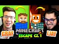 Bijemy się patykami z @Graf Minecraft Escape Cz. 1