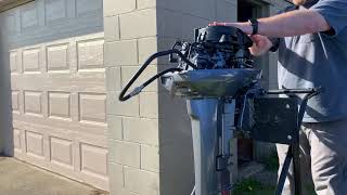 Compression test on a 15hp Yamaha 1998 2stroke outboard motor