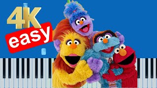Theme Song From The Furchester Hotel Slow Easy Piano Tutorial 4K