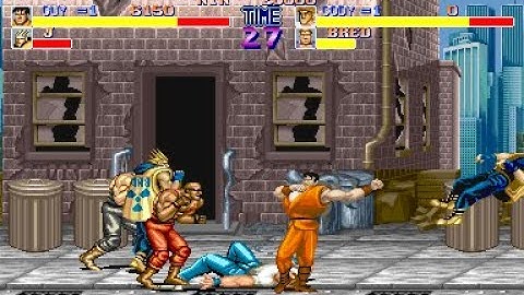 Final Fight (1989) Arcade Original Gameplay | Capcom CPS-1