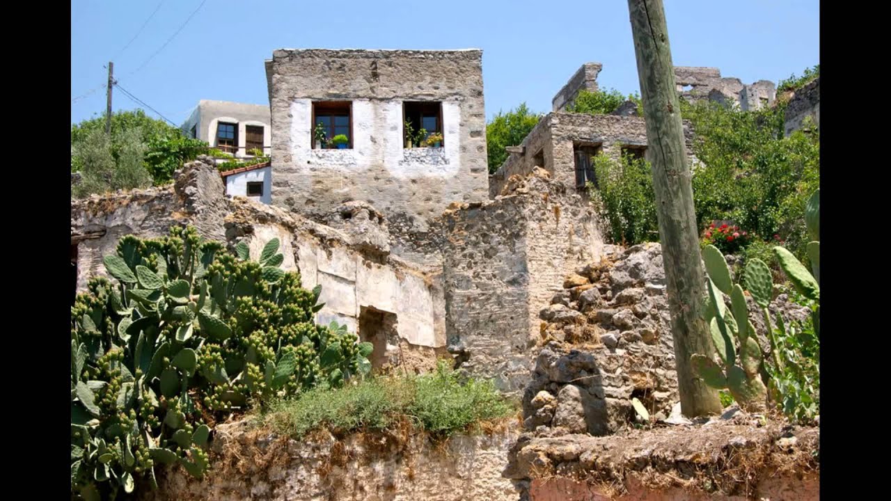 Древности - заброшенный город Мугла (Турция) - YouTube