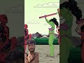 Deadpool ke sath me bahut ladkiya wo bhi sunder sunder #reactionvideo #funny #deadpool 🥰🥰🥰