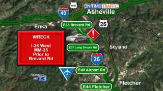 TRAFFIC ALERT: Multiple-Vehicle Wreck in Ashevil