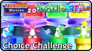 Mario Party 9 (Yoshi Party) - Choice Challenge Compilation (2 Players, All Yoshi Colors)