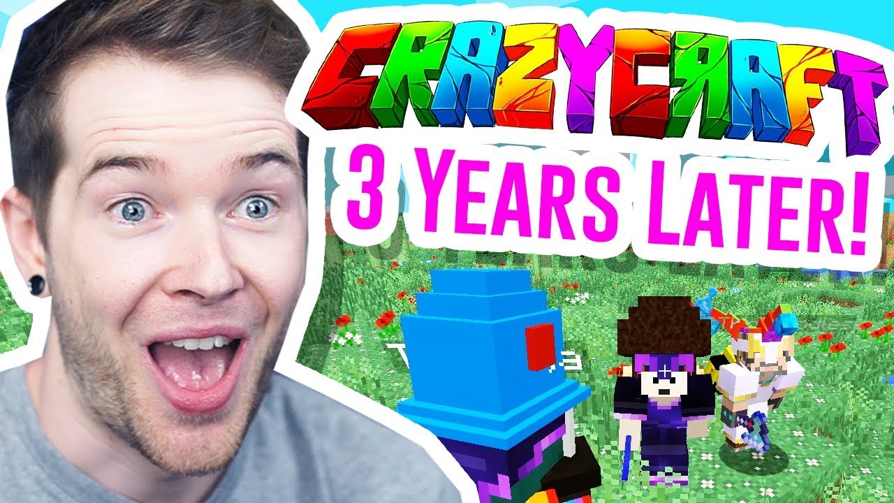 Playing Minecraft CRAZYCRAFT 3 Years Later!