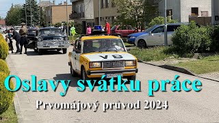 Oslavy svátku práce-prvomájový průvod 2024