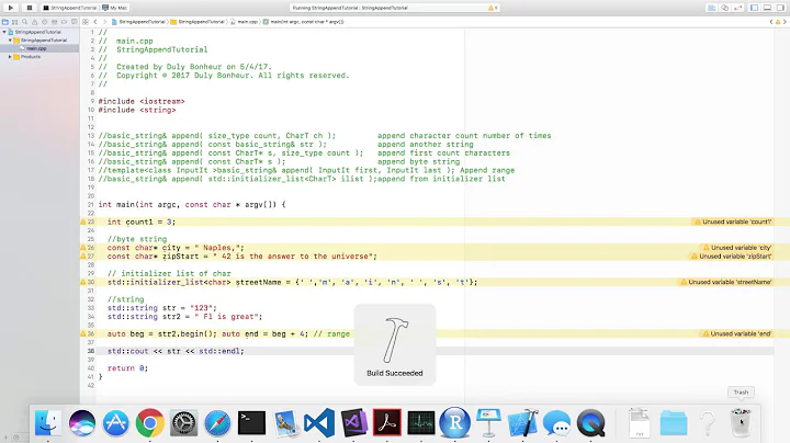 Append Strings in C++