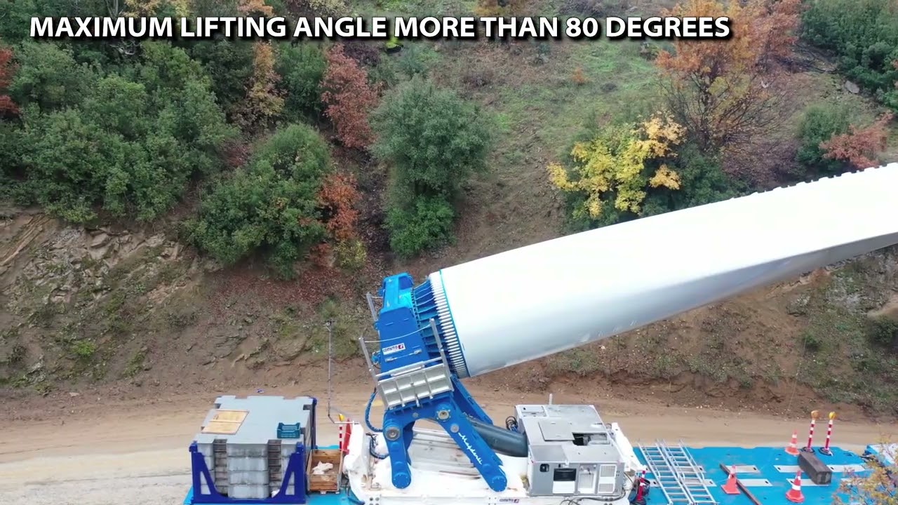 Blade Transportation with Blade Lifter - YouTube