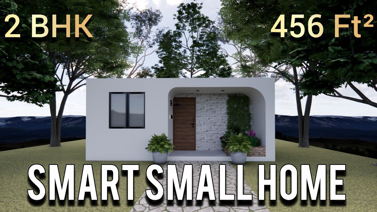 Compact Space | Fully Functional Home (use it like a pro 😉) | 2 BHK | 456 Ft² (8×9 m)