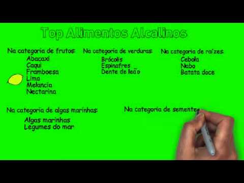 Top alimentos alcalinos / alcalinizantes (Lista para baixar grátis)