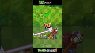 PVZ  FUSION VS PVZ 2 - 4 Plants Team Vs  Zombie Team - p42- What Team is the best ? #plantsvszombies