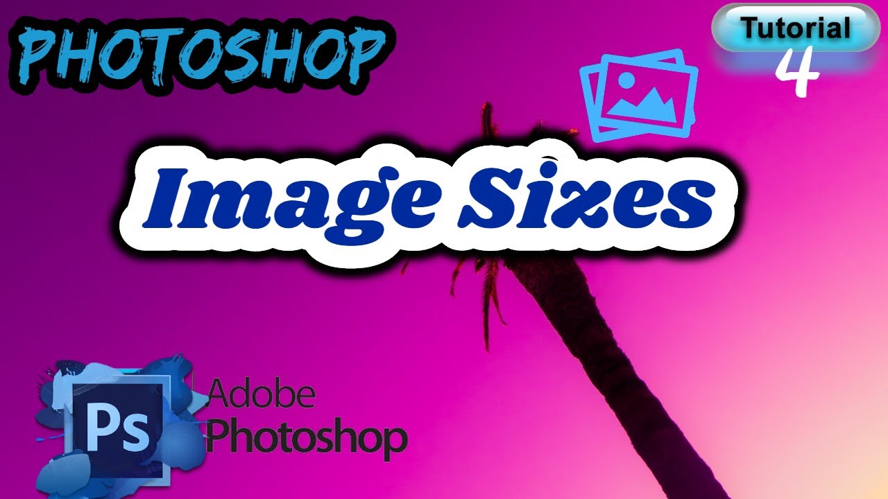 Images sizes options in Adobe photoshop
