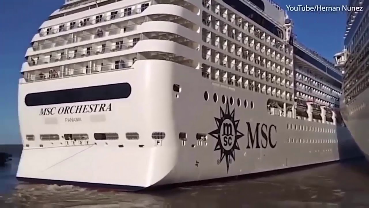 Cruise Ships Collide Youtube