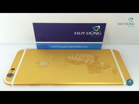 Hướng dẫn thay vỏ iPhone 6 Plus mạ vàng - Huy Dũng Mobile