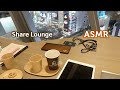 ASMR 공부할 때 듣는●공유 라운지 도쿄 카페 입체음향 5 | Tokyo Cafe 3D Binaural Sounds for Study & Concentration